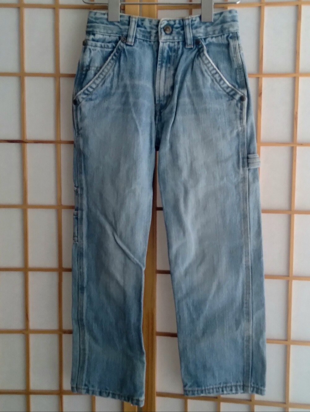 Levi's Kids 7 Slim Light Blue Carpenter Jeans